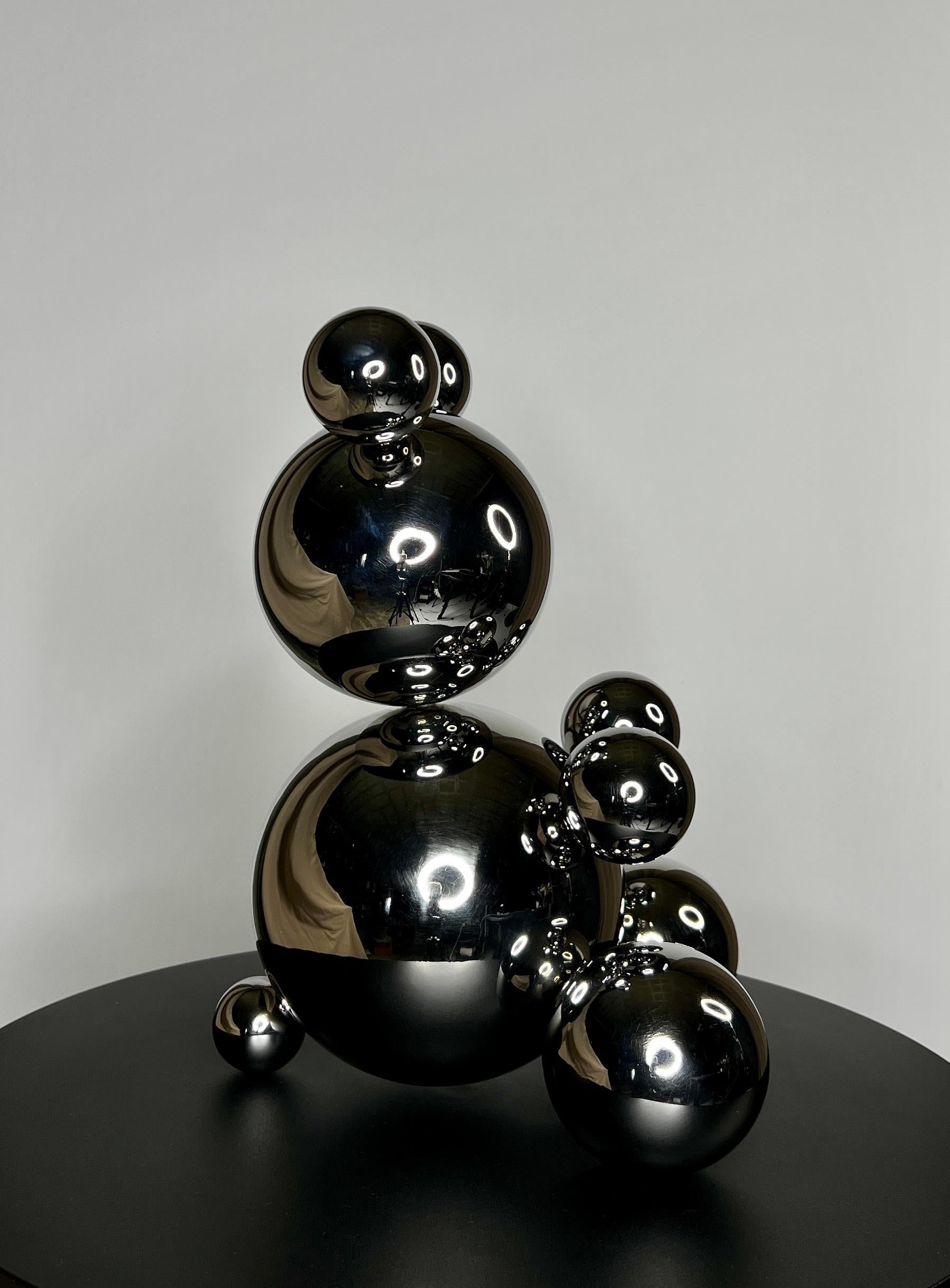 Ideal Bear Family of 4 Sculpture Minimalistic Animal 8