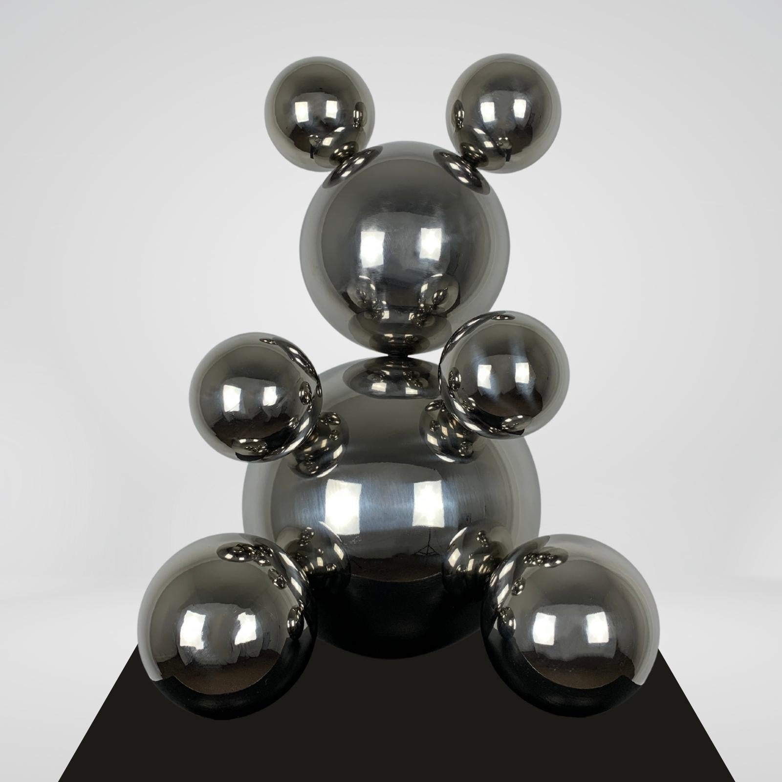 Ideal Bear Family of 4 Sculpture Minimalistic Animal 2
