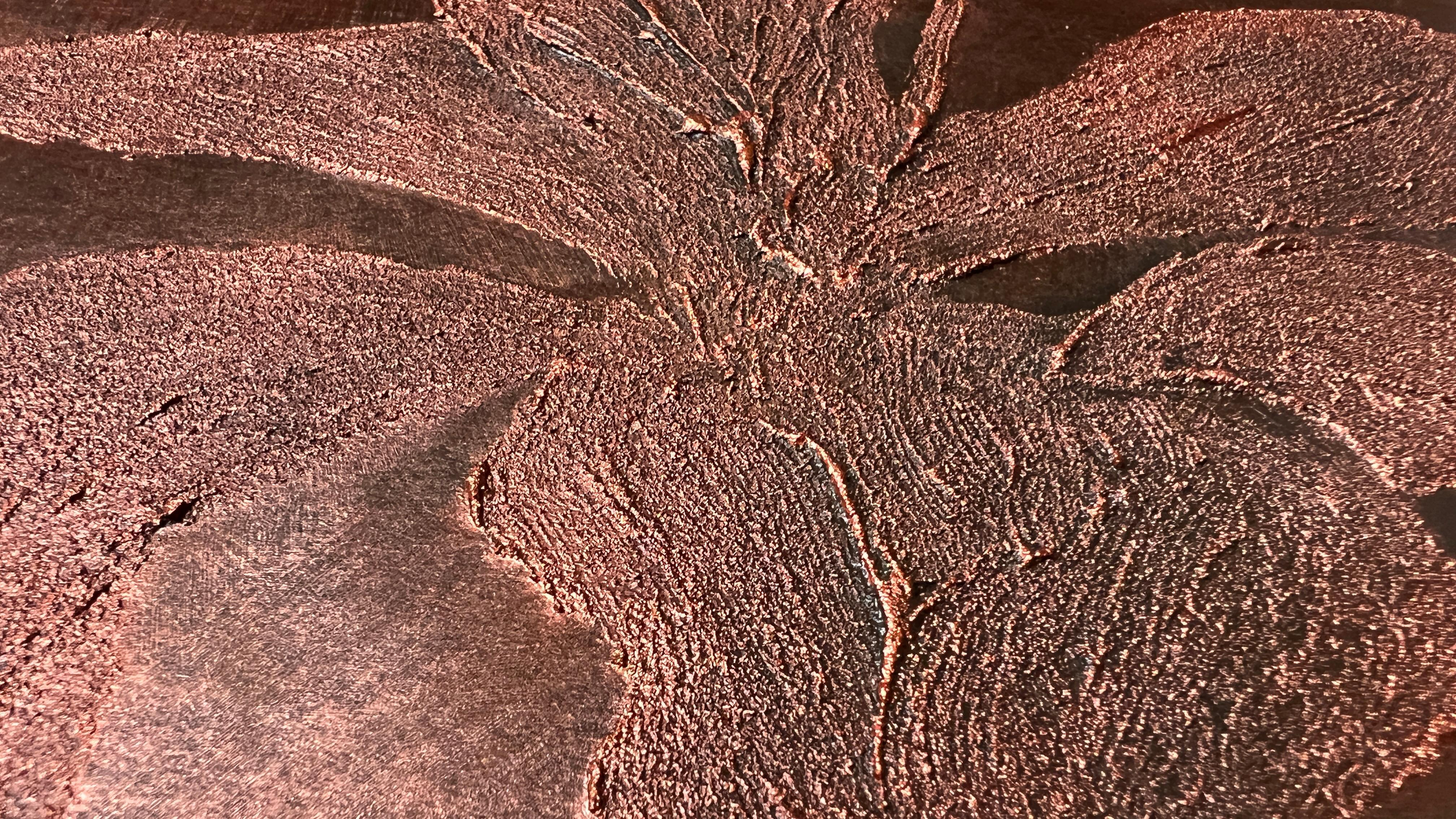 Mon lys de bronze - Abstrait Sculpture par IRENA TONE