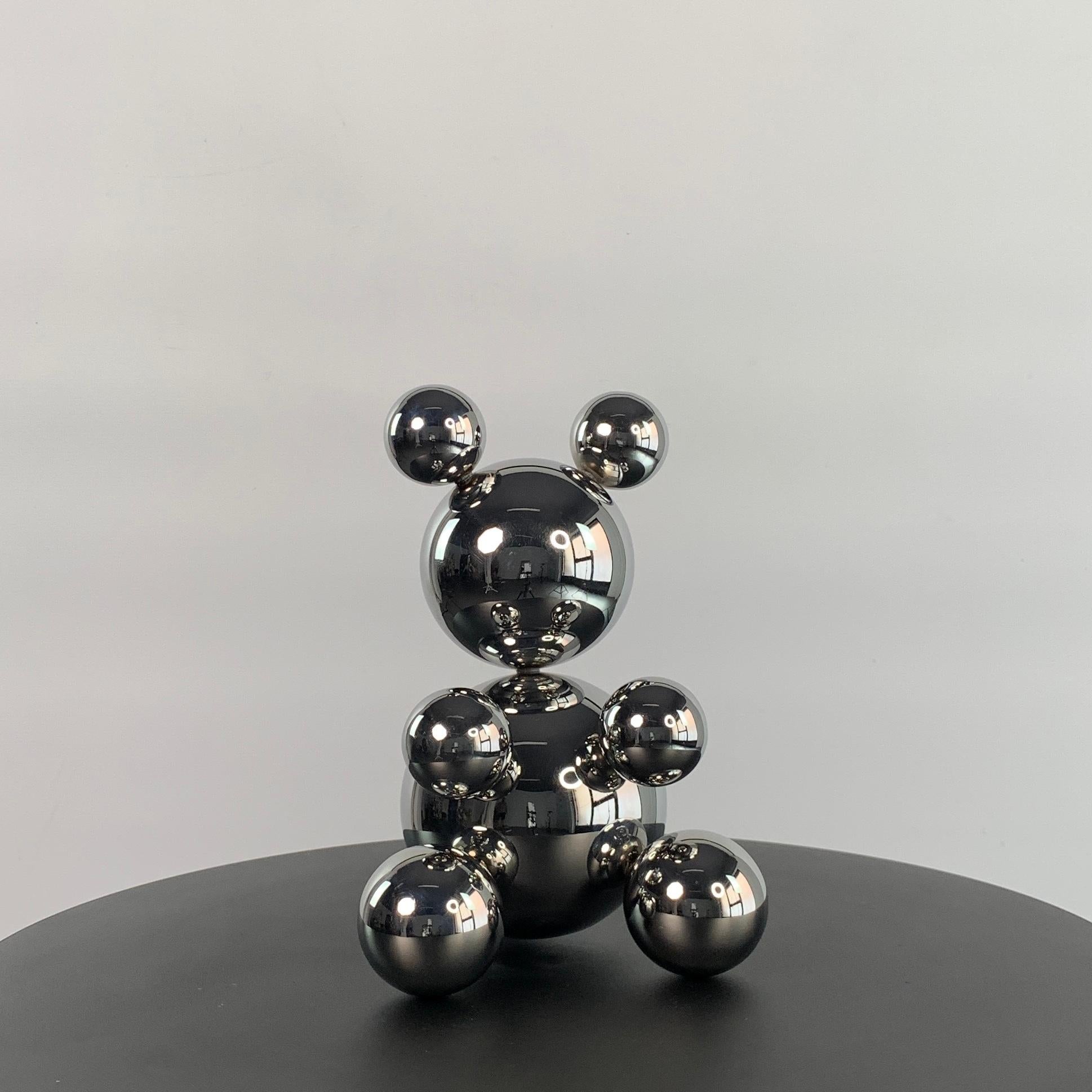 Small Stainless Steel Bear 'Diksy' For Sale 3