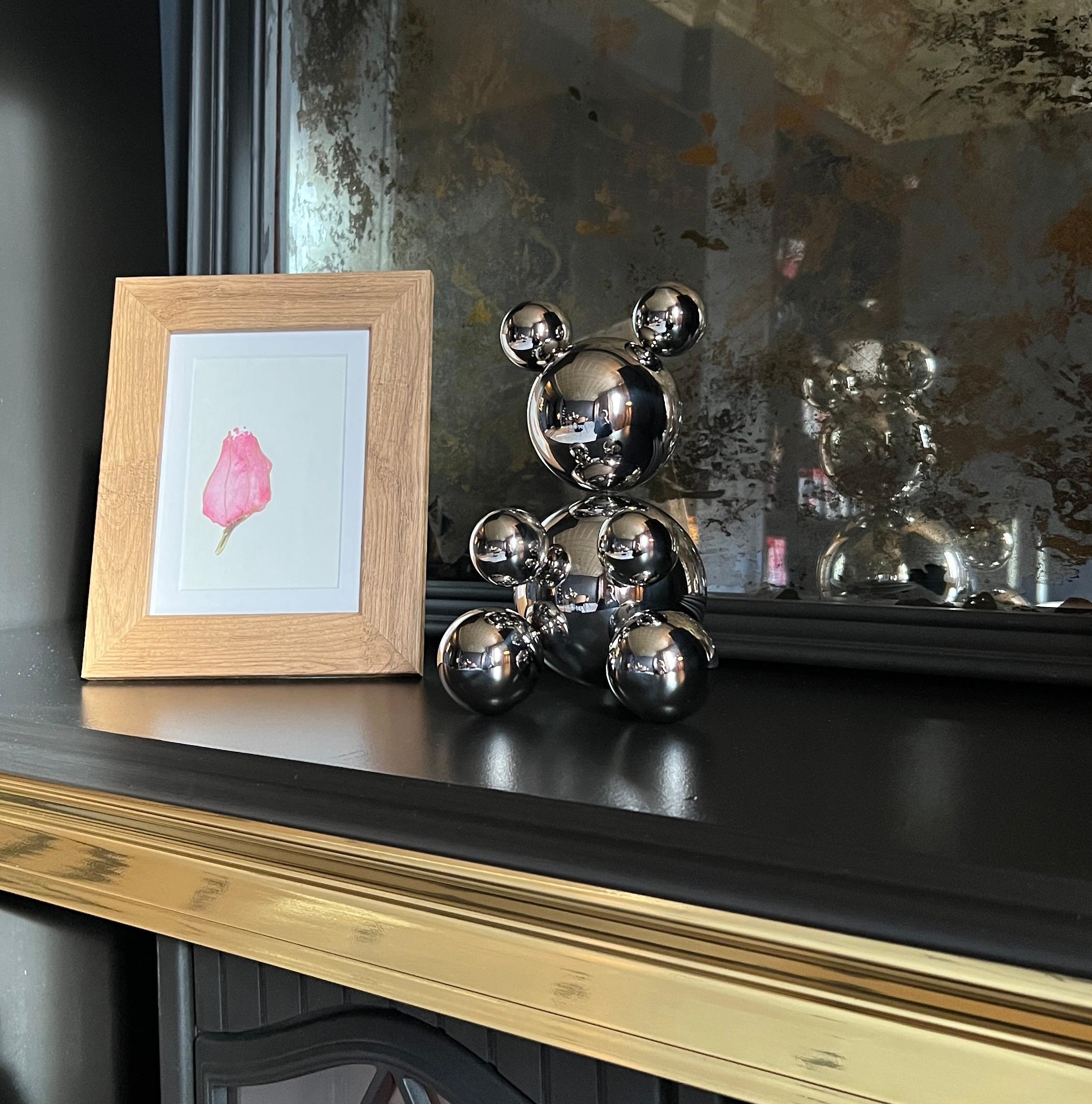 Small Stainless Steel Bear 'Grace' Sculpture For Sale 4