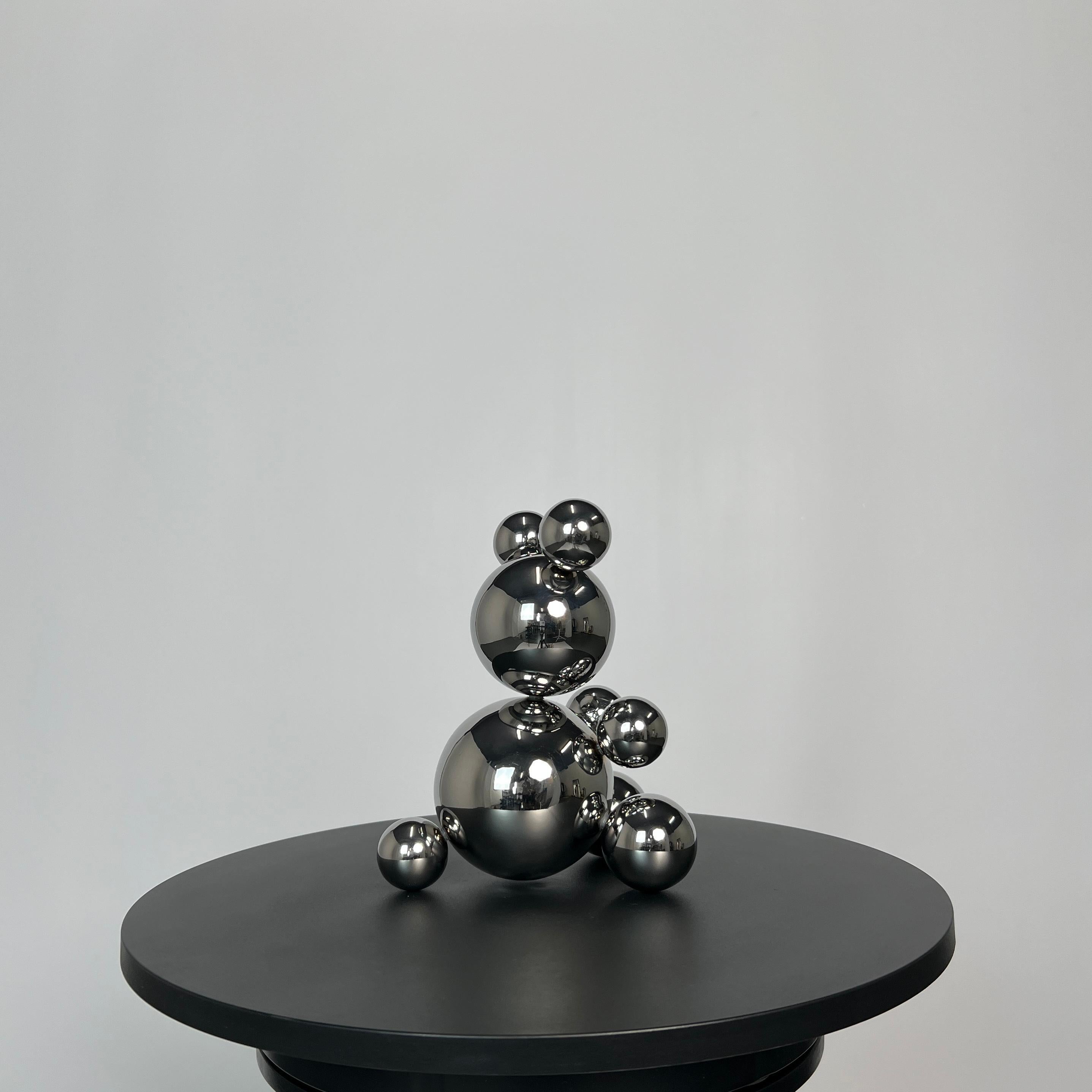 Small Stainless Steel Bear 'Lunes' For Sale 2