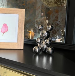Tiny Stainless Steel Bear 'Amelia' Sculpture Minimalistic Animal