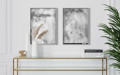 Original Art MELTED ICE Diptych