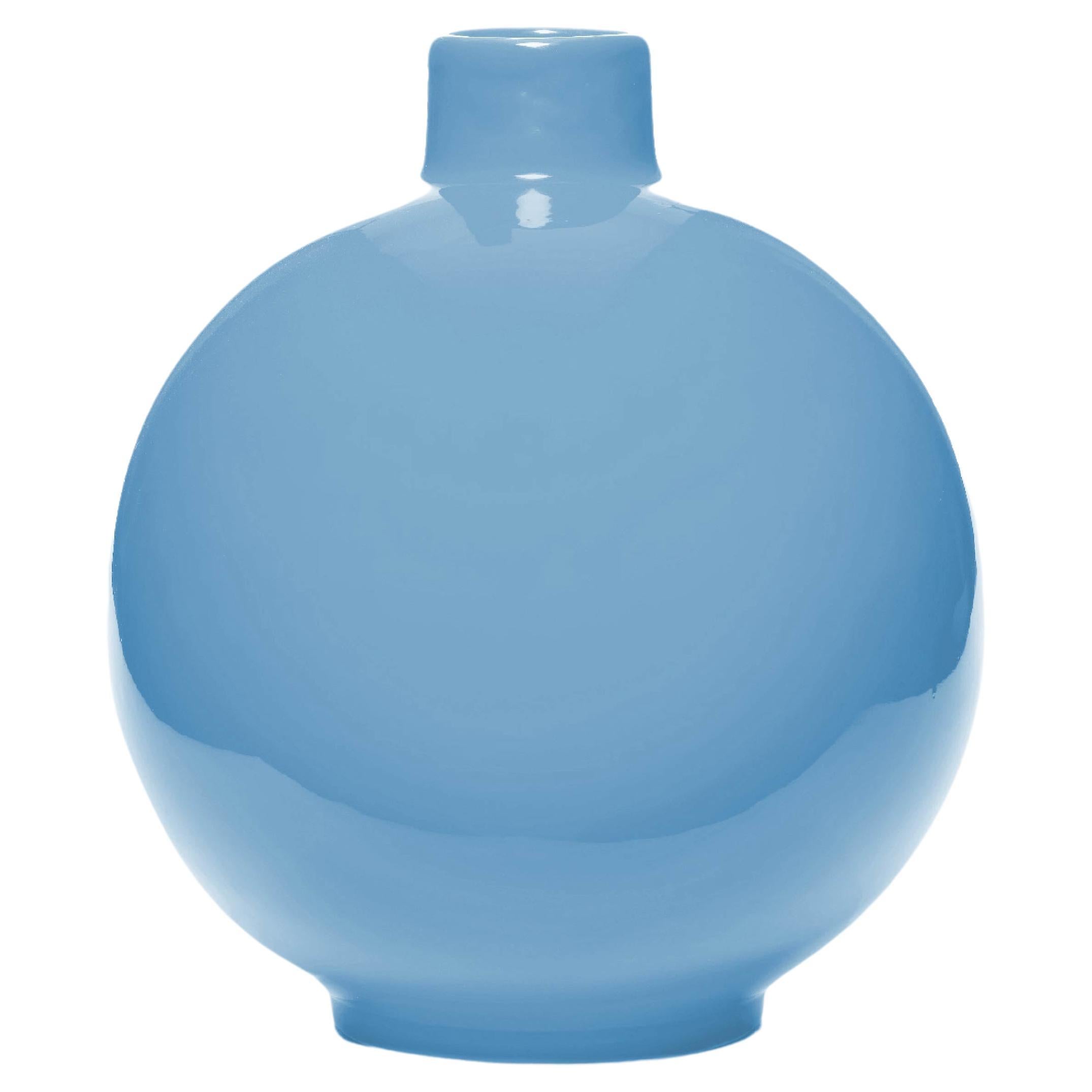 Irena-Vase aus Denim in Blau von Malwina Konopacka im Angebot