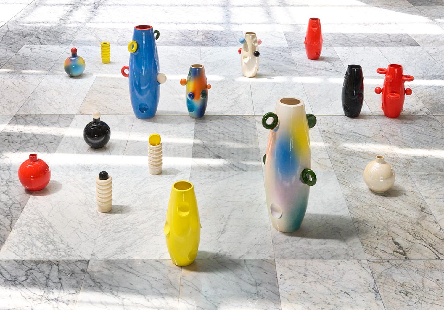 Moderno Vaso Irena /  Arancione di Malwina Konopacka in vendita
