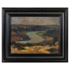 Irene Barsin (1917-2004) Belgian Landscape Oil Painting Signed 