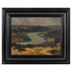 Irene Barsin (1917-2004) Belgian Landscape Oil Painting Signed