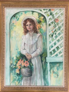 “Girl with flowers”