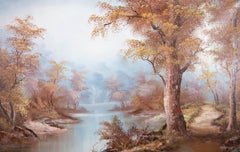 Irene Cafieri - Contemporary Oil, Mystical Autumn Woods