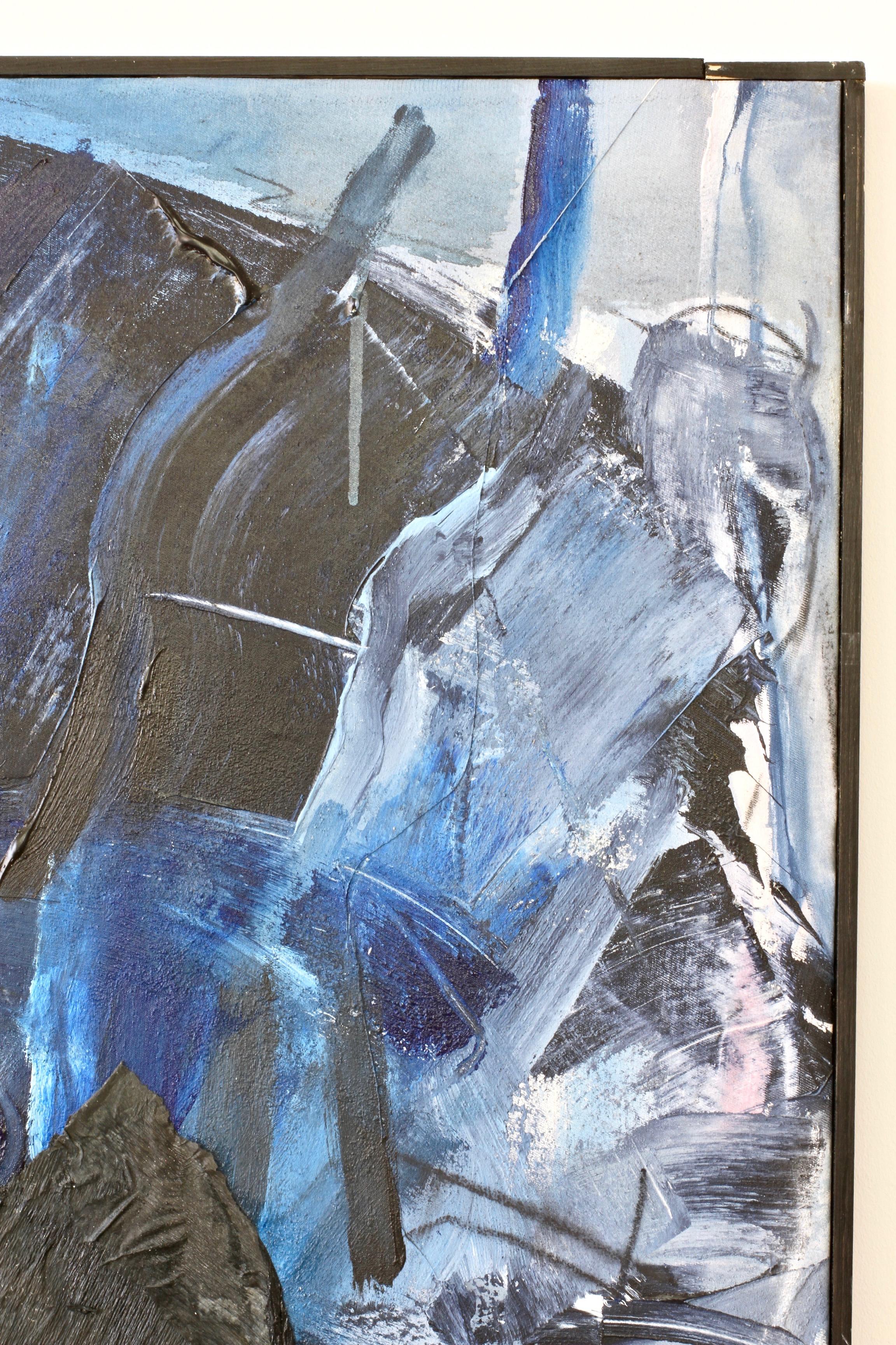 Irene Höll 'Komet' Signiert Abstrakte Moderne Kunst Mischtechnik Gemälde, Deutschland (Gemalt) im Angebot