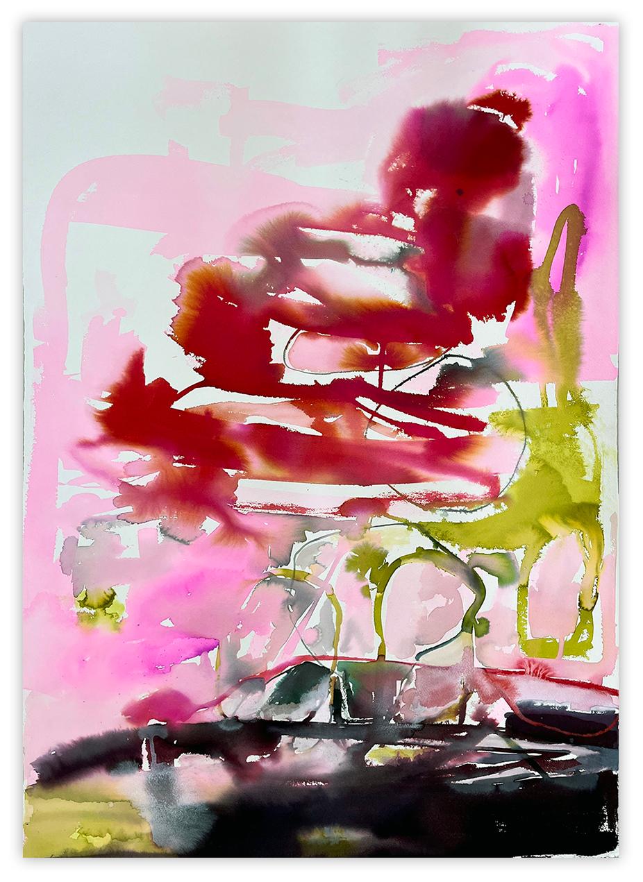 Abstract Painting Irene Nelson  - Enchantment 04 (peinture abstraite)