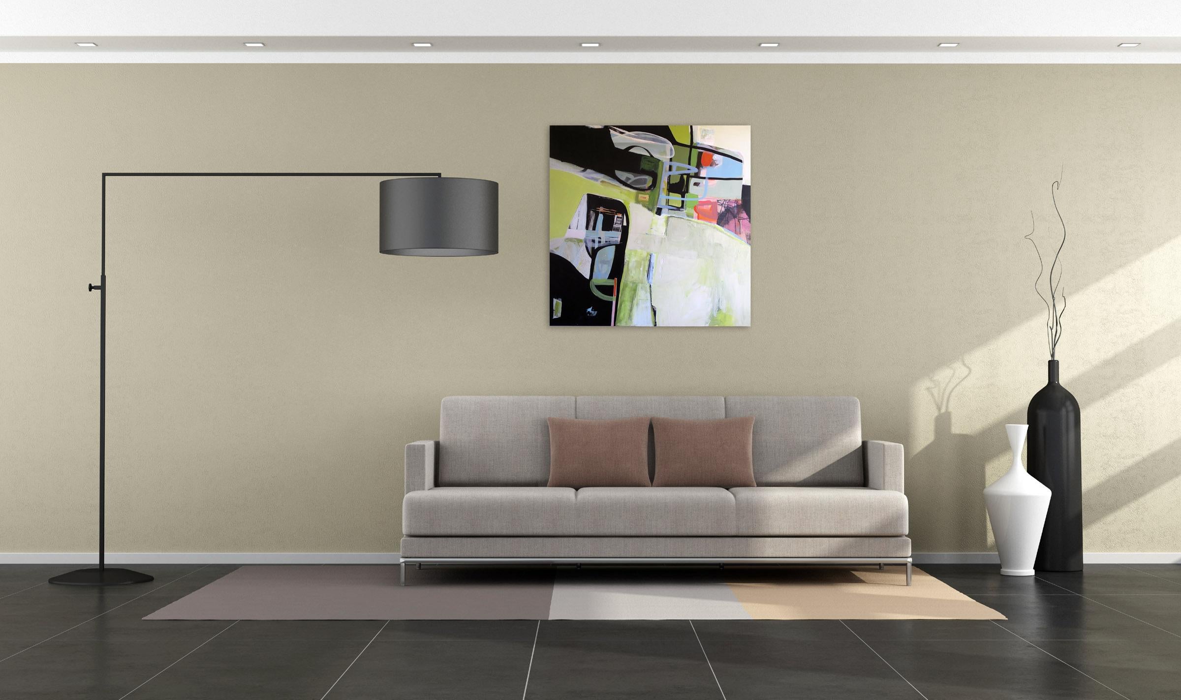 En los detalles (Pintura abstracta) - Painting de Irene Nelson 