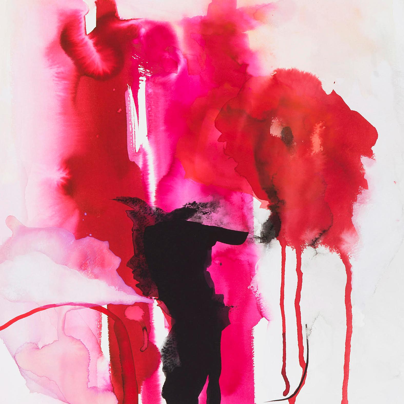 Liminal n° 21 (peinture abstraite) - Abstrait Painting par Irene Nelson 