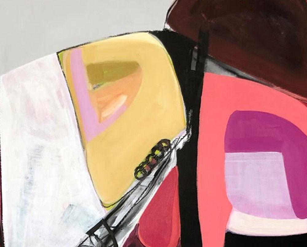 Semi Preziosi (Pittura astratta) - Painting Astratto di Irene Nelson 