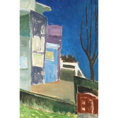 Modernist painting by California artist Irene Pattinson