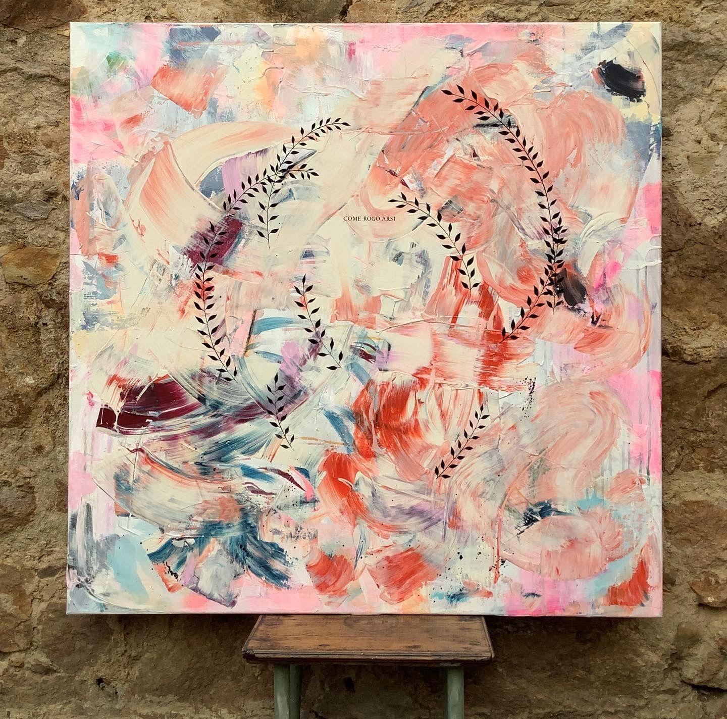 Fuor di metafora, Painting, Acrylic on Canvas For Sale 1