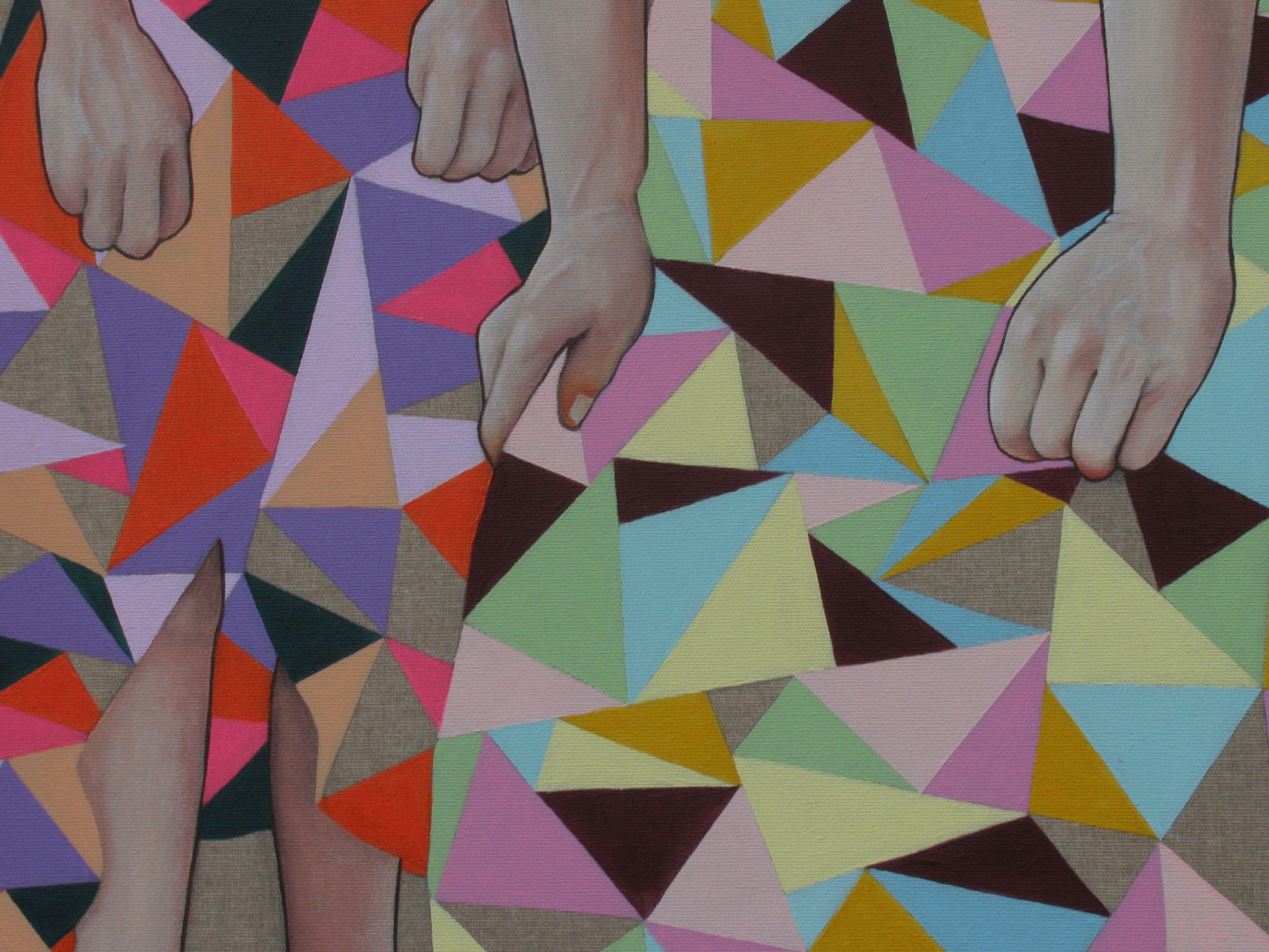 Le ore perse - Las horas perdidas, Pintura, Acrílico sobre lienzo - Painting Arte pop de Irene Raspollini