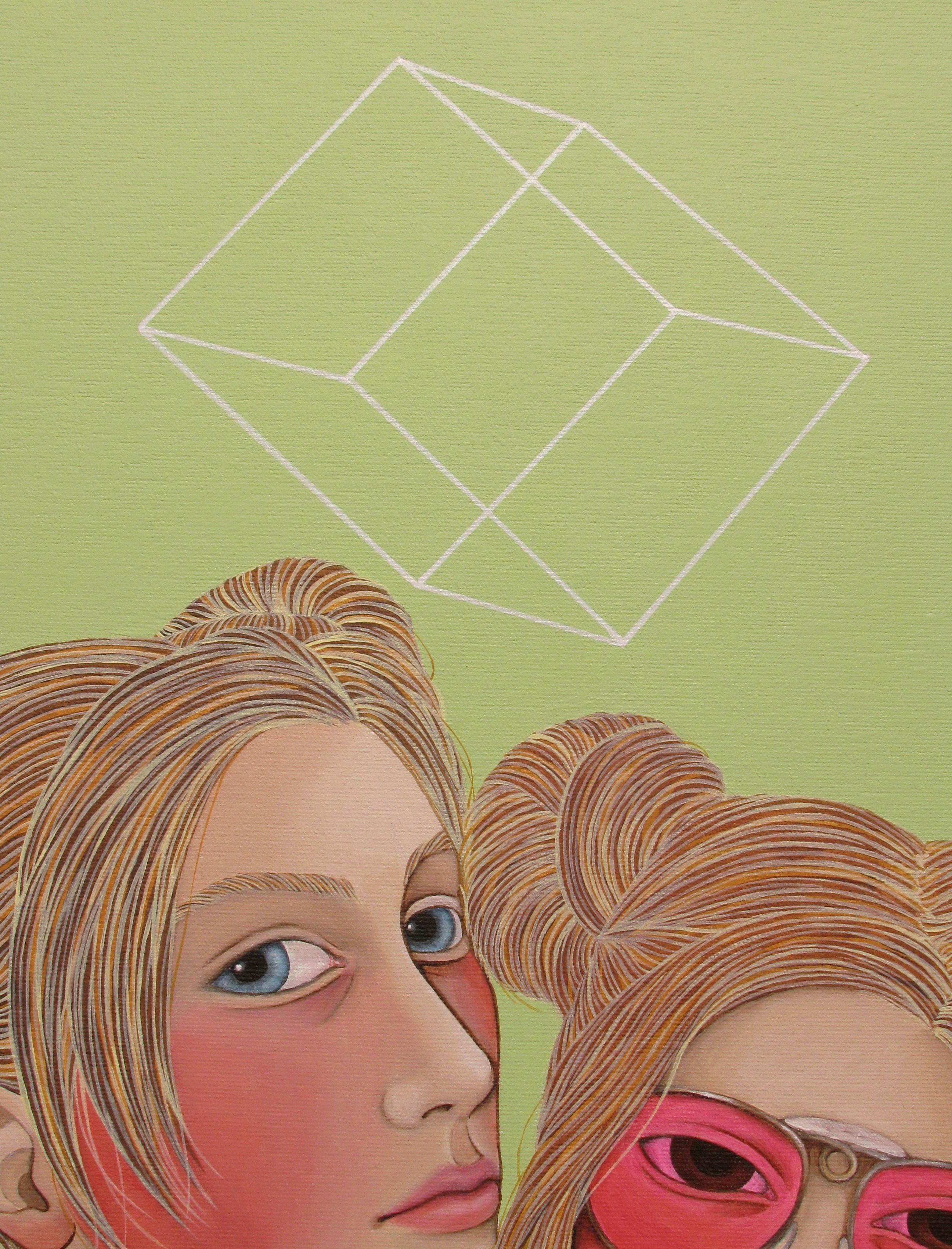 The queen of the floor, Painting, Acrylic on Canvas For Sale 1