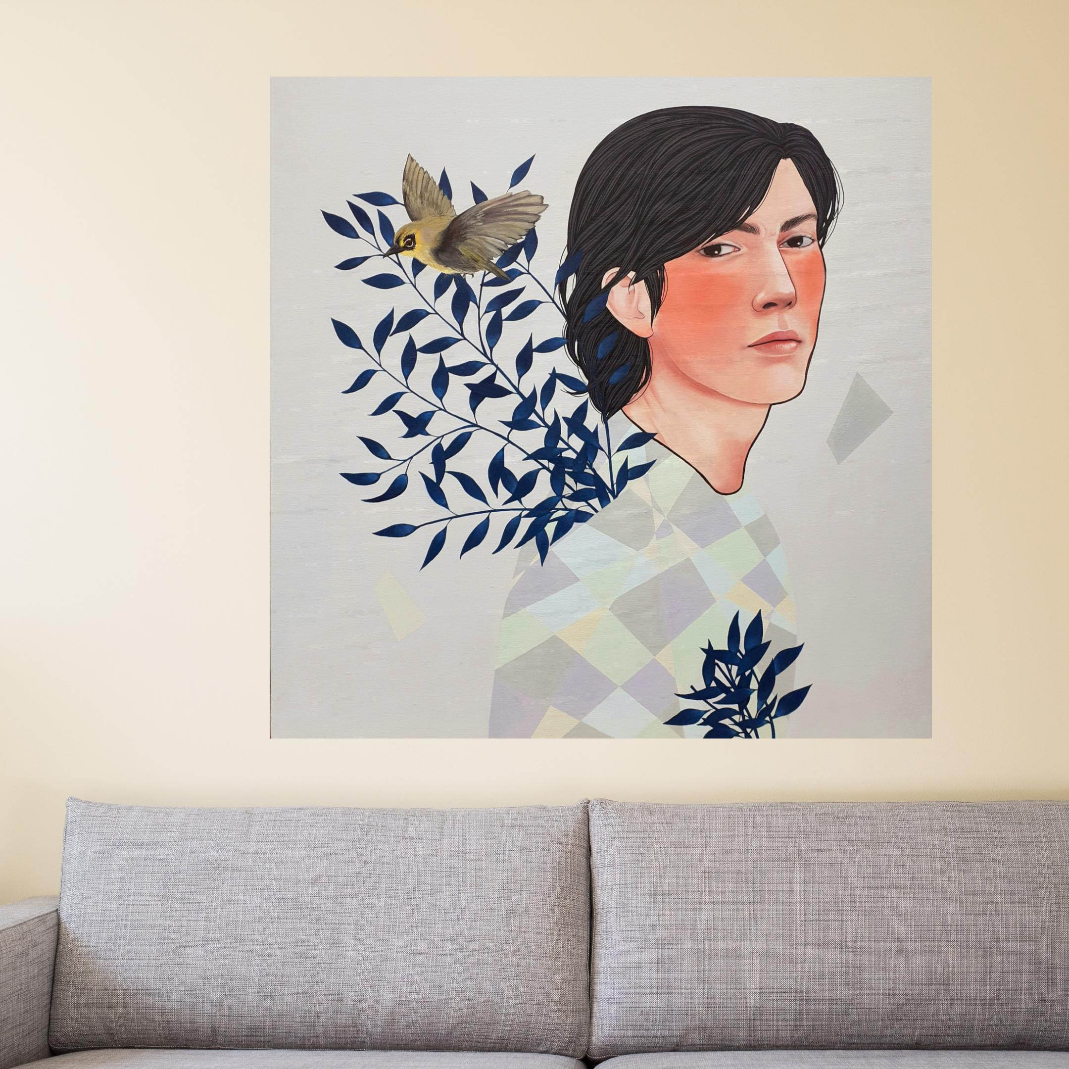Tsundere, Painting, Acrylic on Canvas For Sale 2