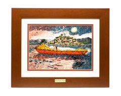 Janitzio en Noche de Muertos Mexican Folk Art