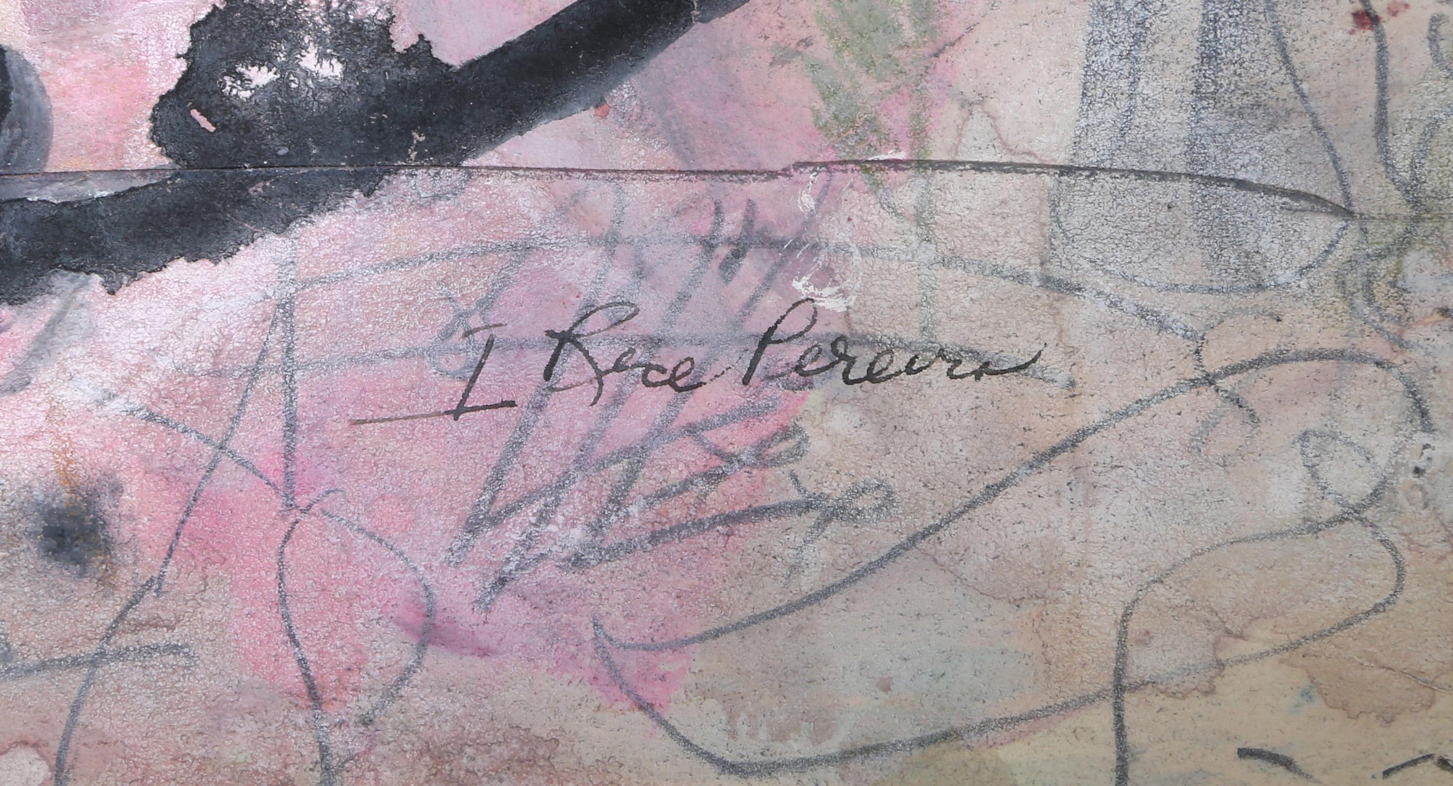 Sitting Woman,  Mixed Media by Irene Rice Pereira For Sale 2