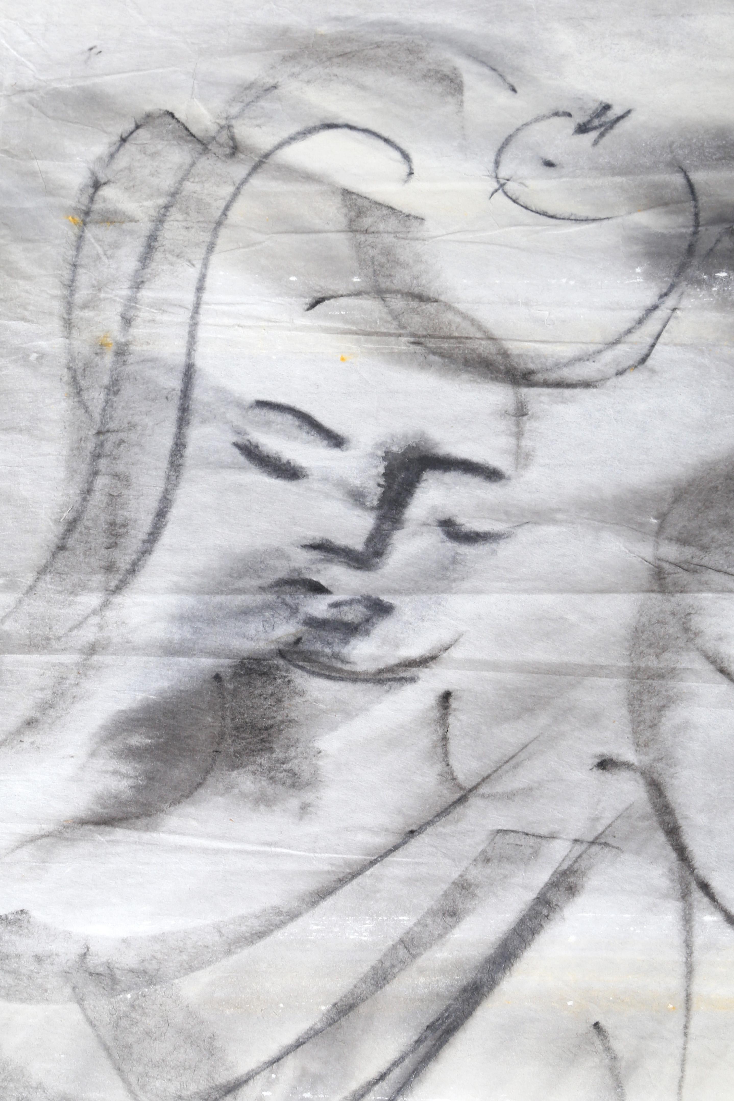 La paloma de la luz, técnica mixta de Irene Rice Pereira en venta 1