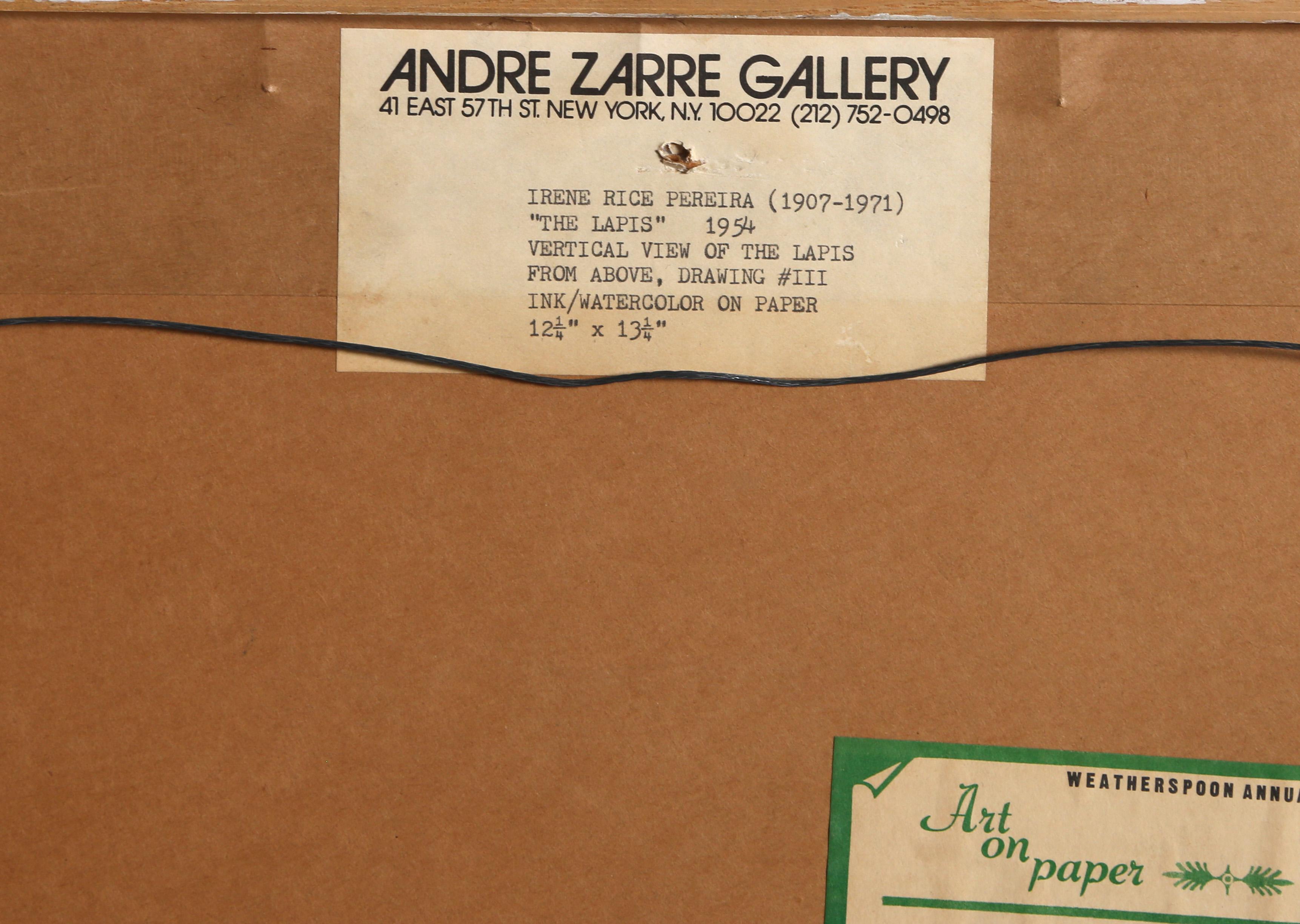 El Lapis III, 1954 Técnica mixta de Irene Rice Pereira en venta 3
