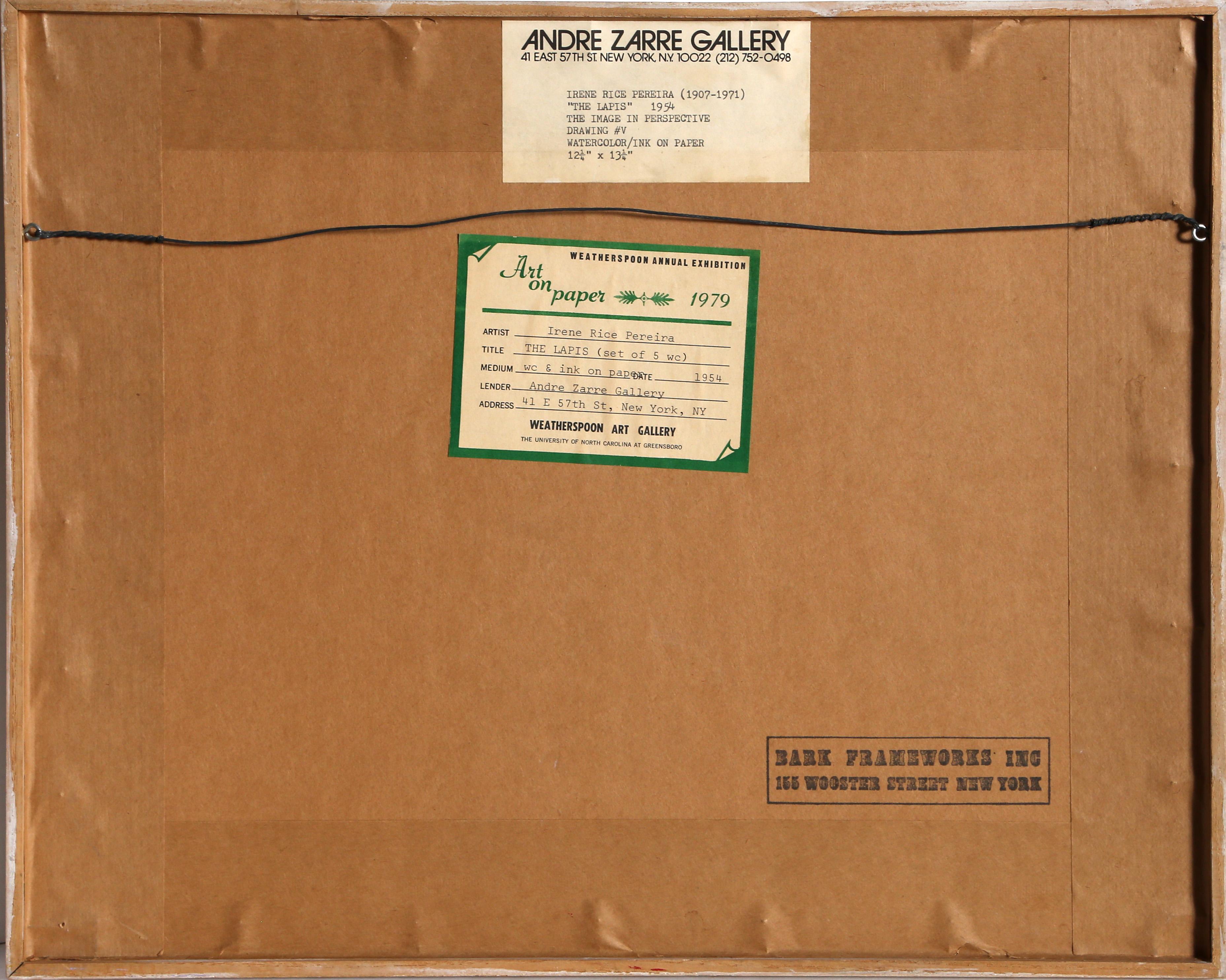 El Lapis V, 1954 Técnica mixta de Irene Rice Pereira en venta 3