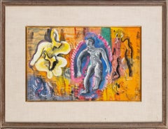 "Composition with Figure, " Irene Rice Pereira