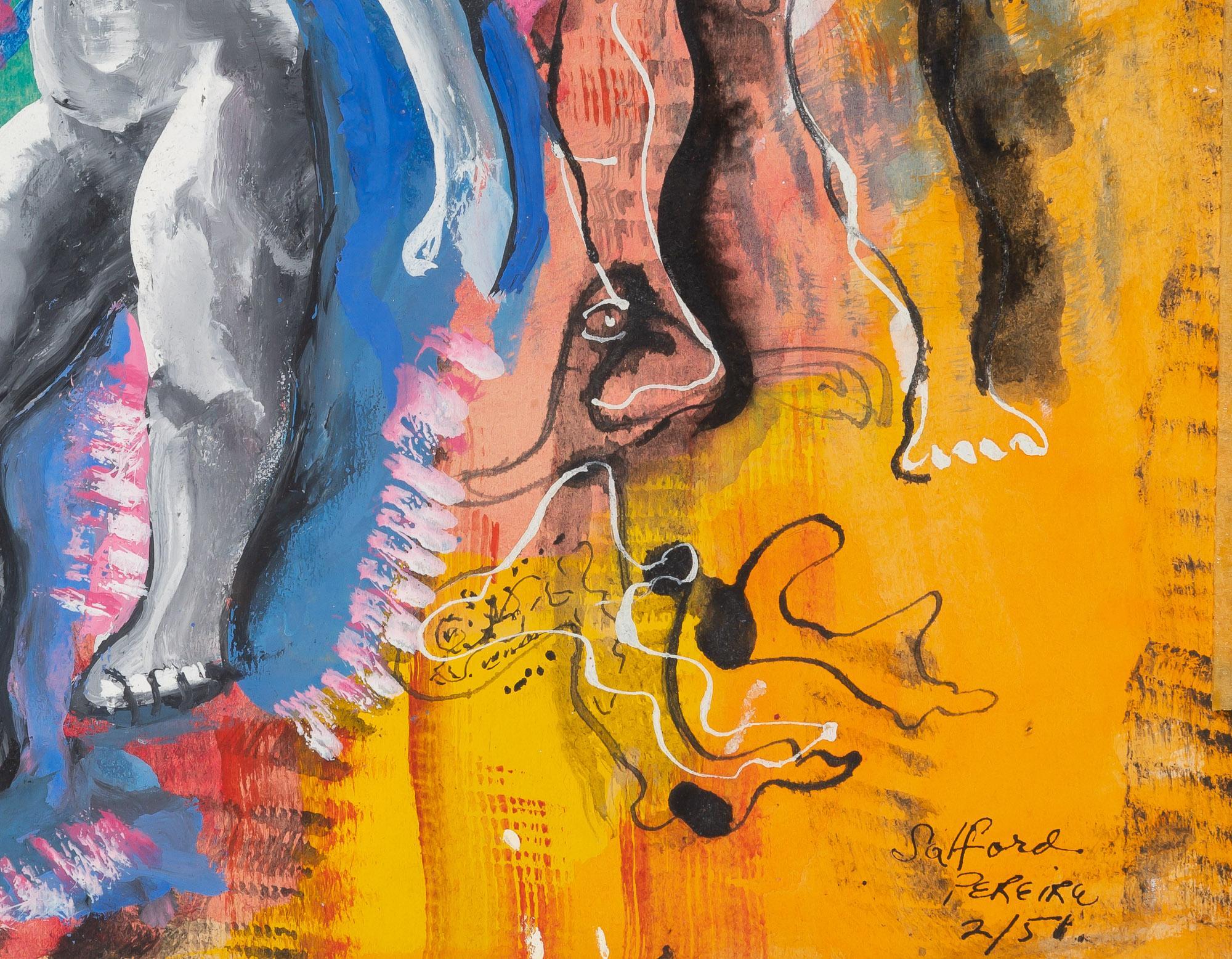 « Composition avec figure », Irene Rice Pereira en vente 2