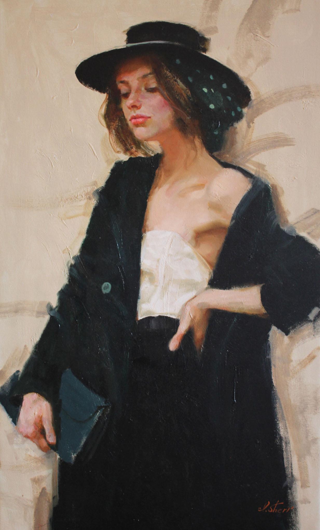 Irene Sheri Portrait Painting - Waiting