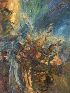 "The Sea as a Sculpture" - Mid Century Abstract Expressionist Figurative 