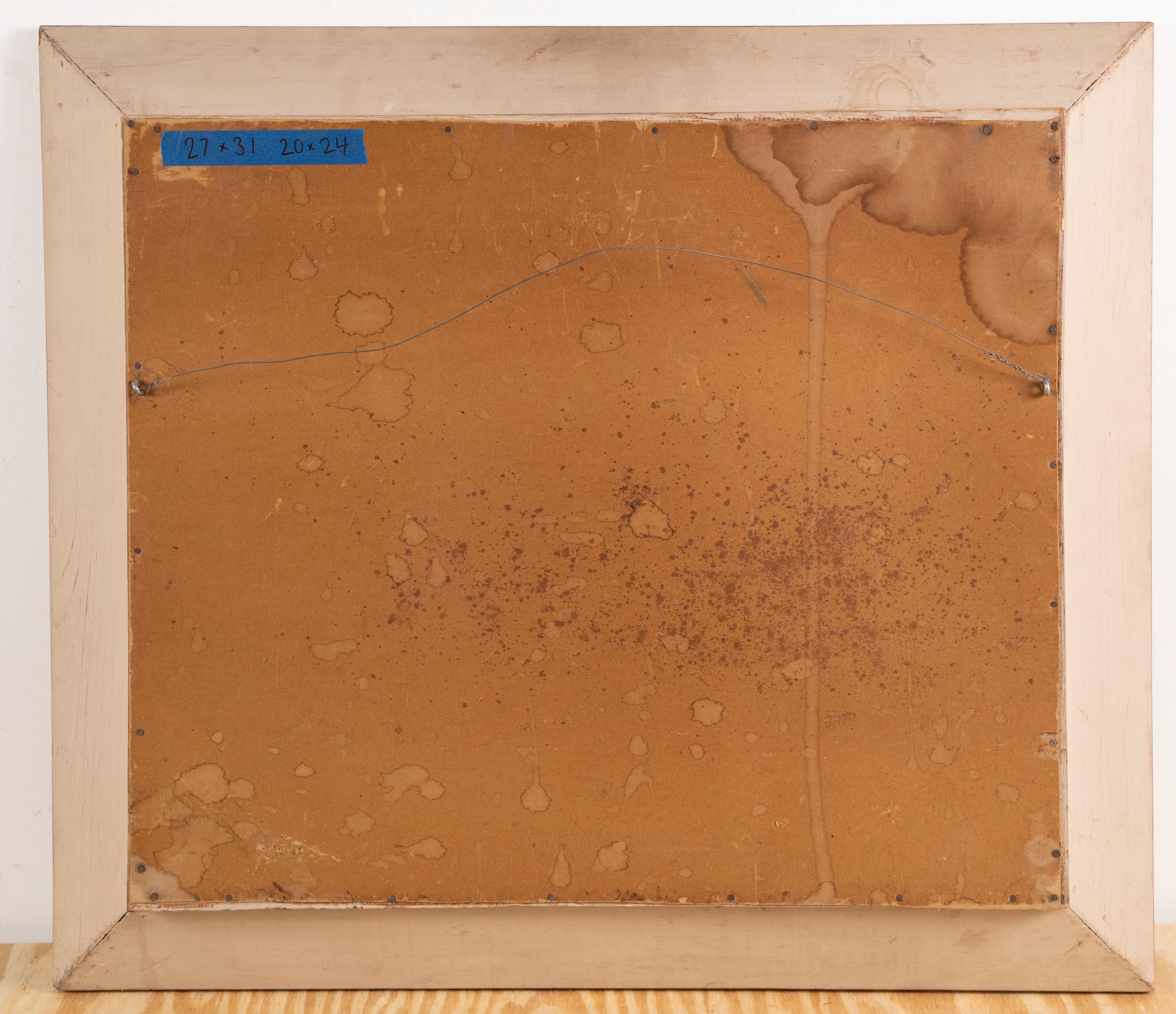 Antico dipinto a olio con cornice firmata, natura morta femminile impressionista americana in vendita 2