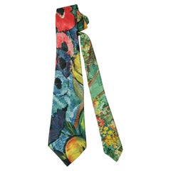 Irene Van Ryb Paris Colorful Silk Neck Tie