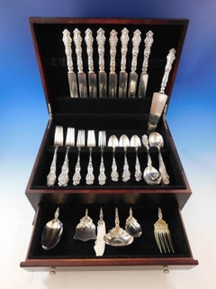 Irian by Wallace Sterling Silver Flatware Set for 8 Service Dinner Size 47 Pcs