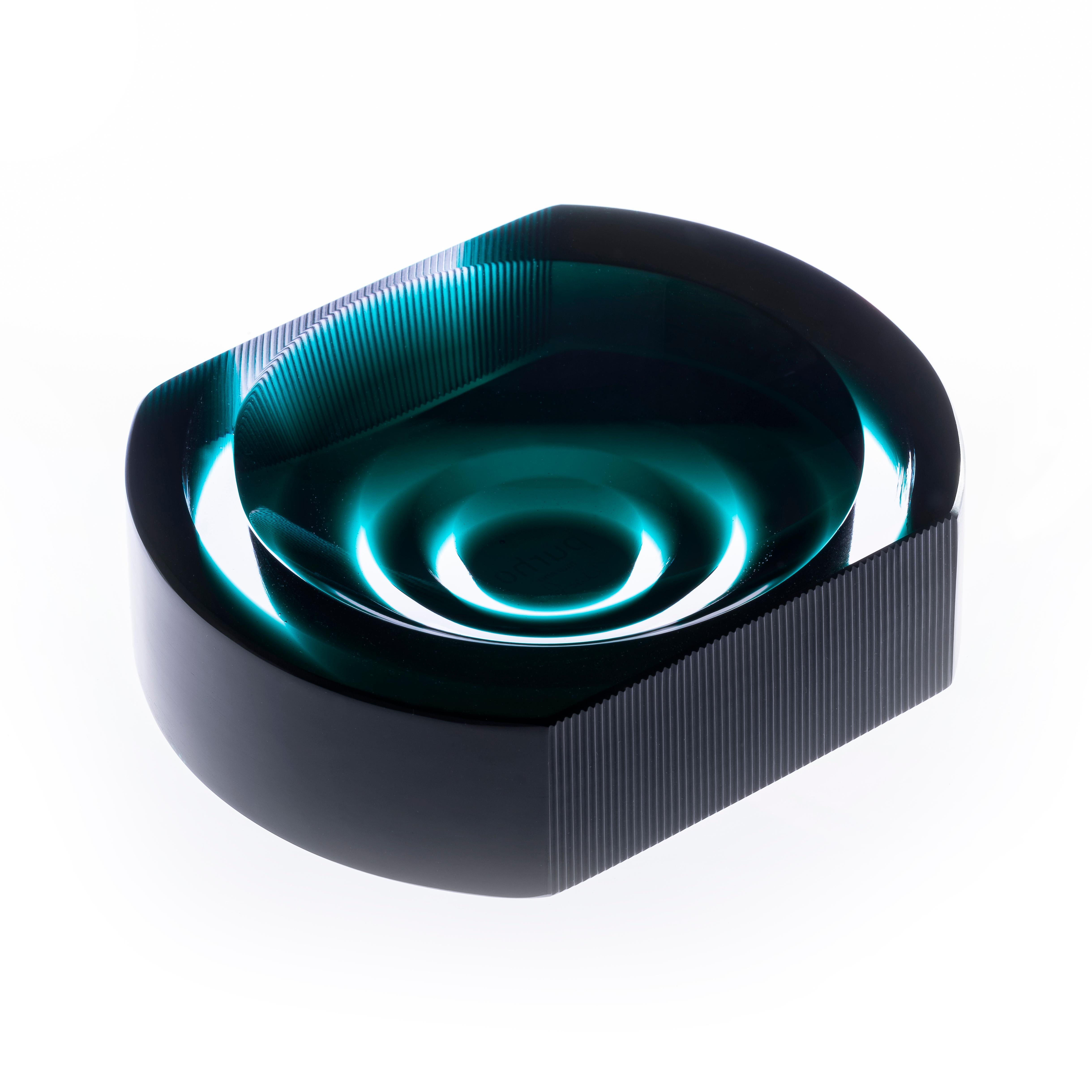 21st Century Federico Peri Ashtray Plissé Murano Glass Various Colors For Sale 1