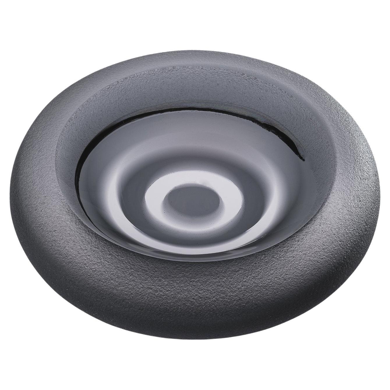 Iride Sand Ashtray Steel Gray by Federico Peri  For Sale