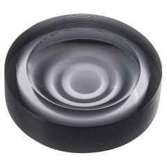 Iride Stripe Ashtray Steel Gray by Federico Peri 