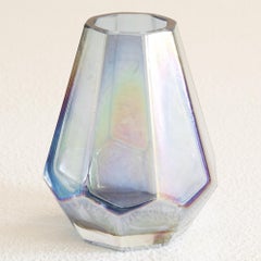 Iridescent Art Deco Glass Vase, 1930s