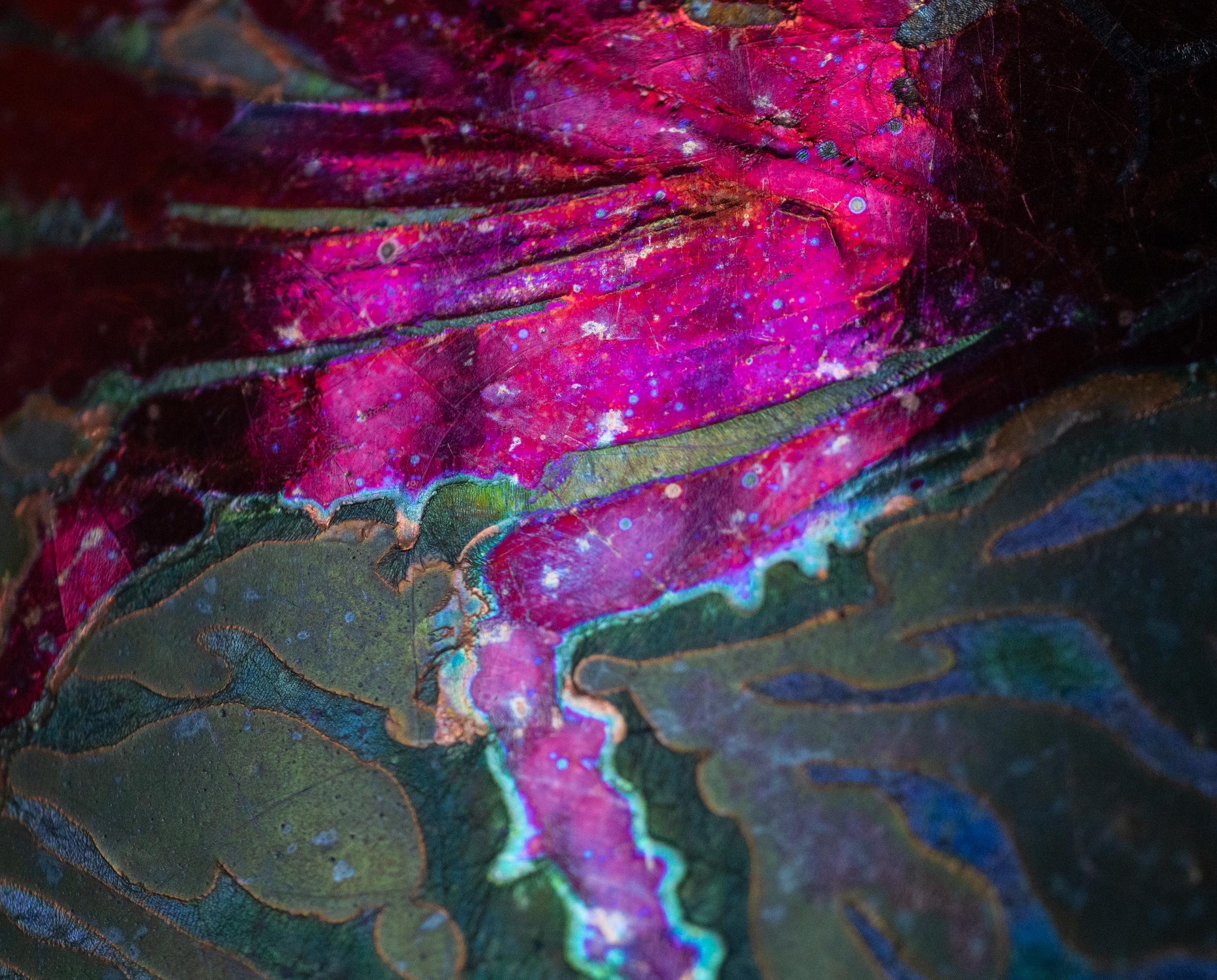Vaso iridescente in stile Art Nouveau con granchi e alghe di Clement Massier in vendita 7