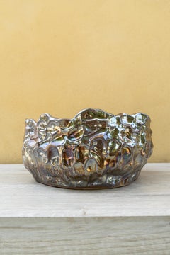Iridescent Bronze Vase by Daniele Giannetti