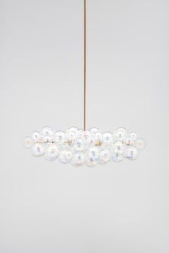 Iridescent Finished Branch Bubble Chandelier by The Light Factory