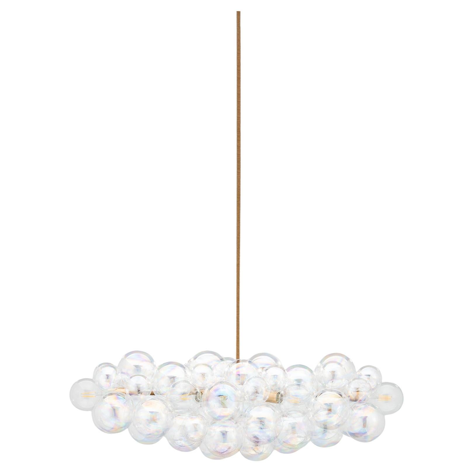 Iridescent Finished Branch Bubble Chandelier by The Light Factory