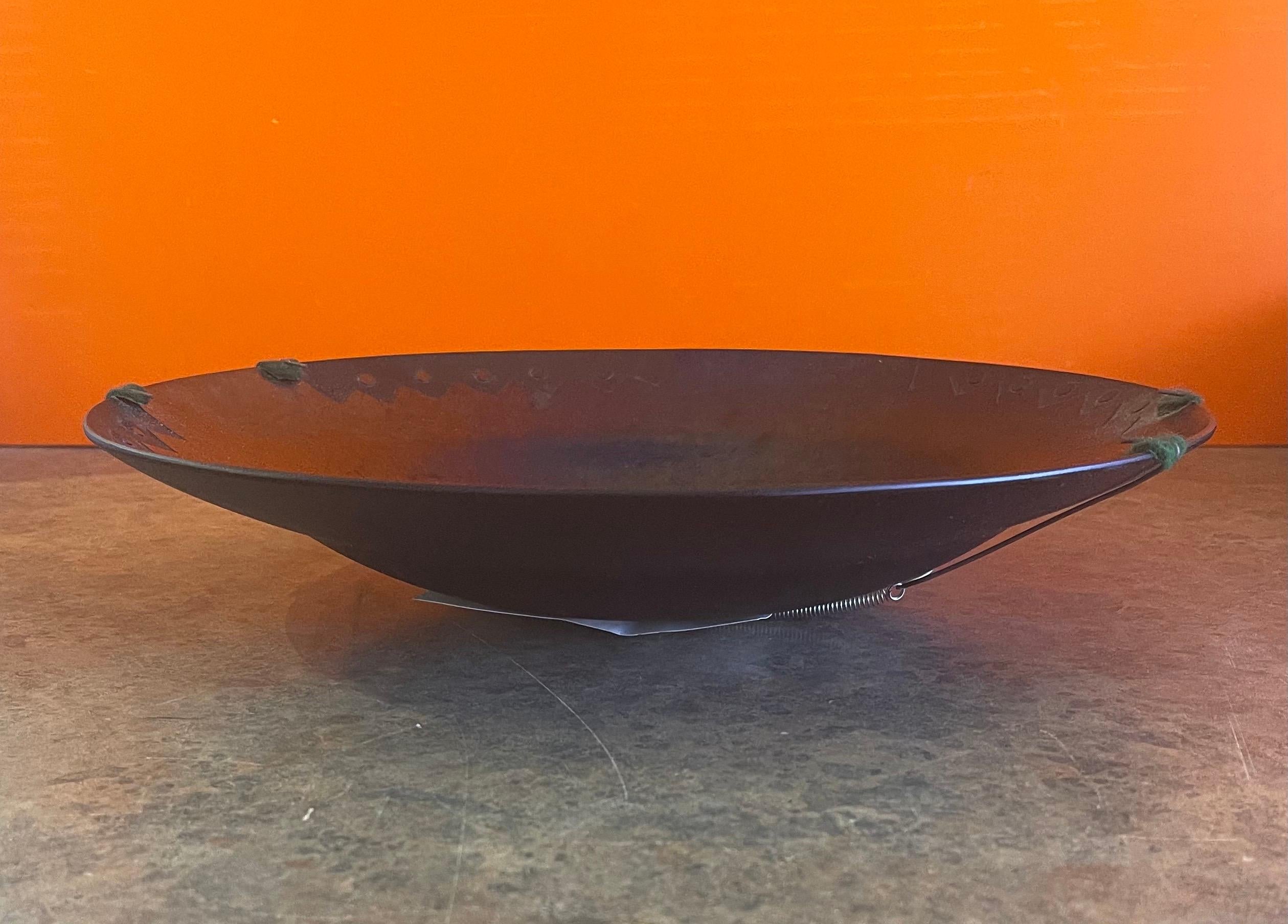 Iridescent Fused Art Glass Bowl by Lynn Latimer 2