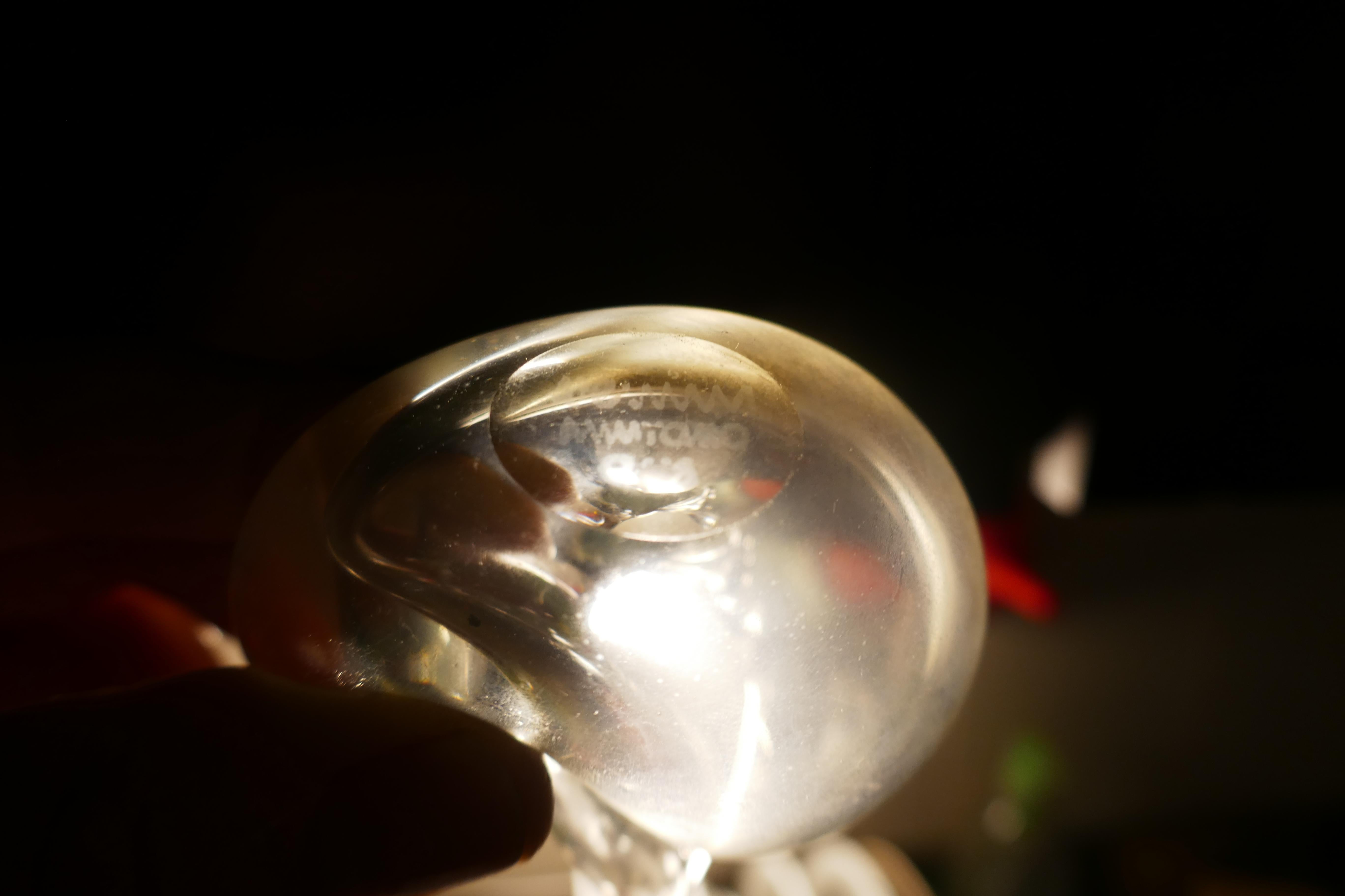 Iridescent glass by Venini & Co. attributed to Carlo Scarpa - Nautilus shell? in vendita 4