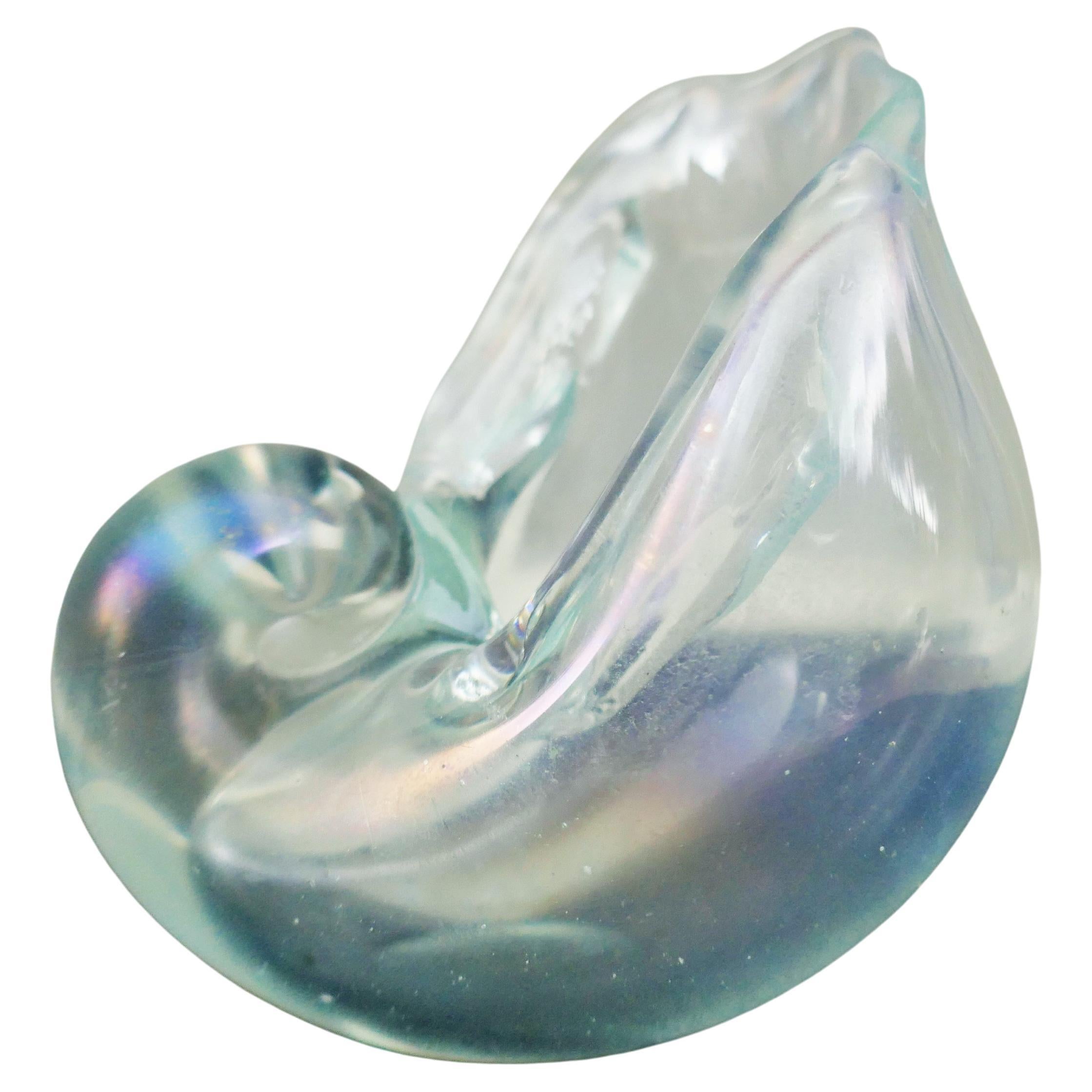 Iridescent glass by Venini & Co. attributed to Carlo Scarpa - Nautilus shell? in vendita 2
