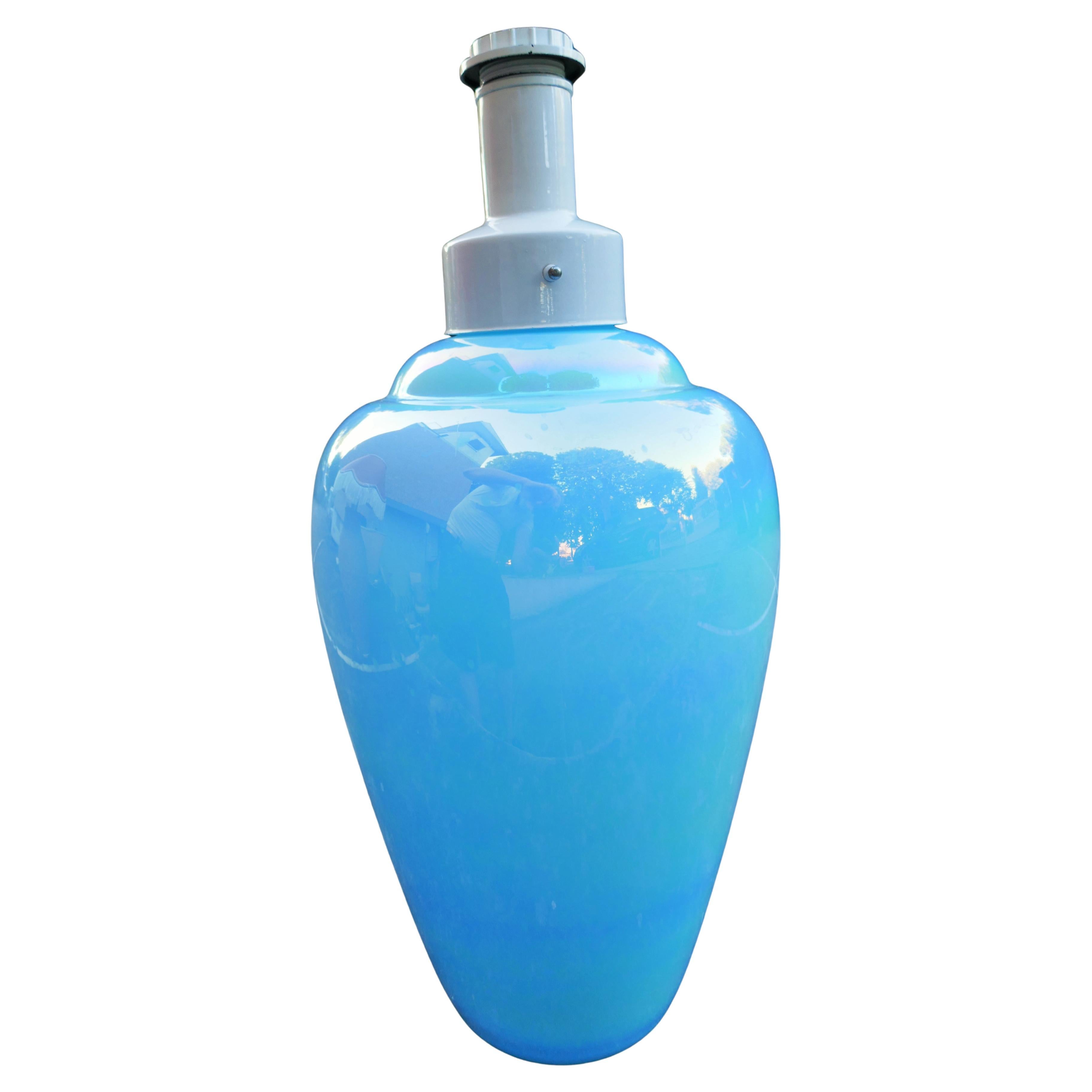 Verre de Murano Lampe de table en verre irisé, peut-être fabriquée par Effetre Murano en vente