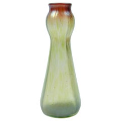 Iridescent Glass Vase Attributed to Loetz