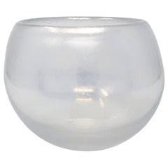 Retro Iridescent Handblown Glass Lune Vase by Paola Navone for Arcade